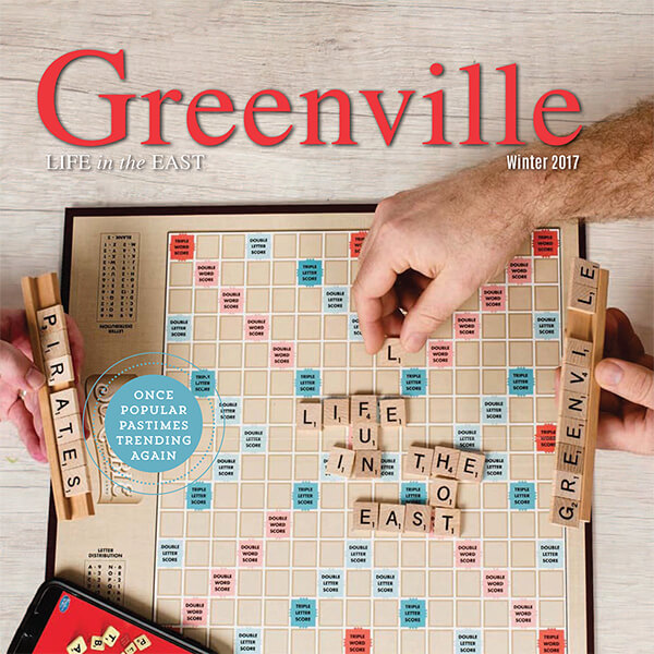 magazine spread from Greenville Magazine