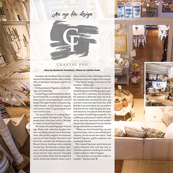 magazine spread from Her Magazine