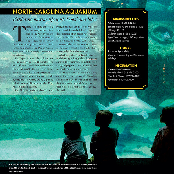 magazine spread from Washington Magazine