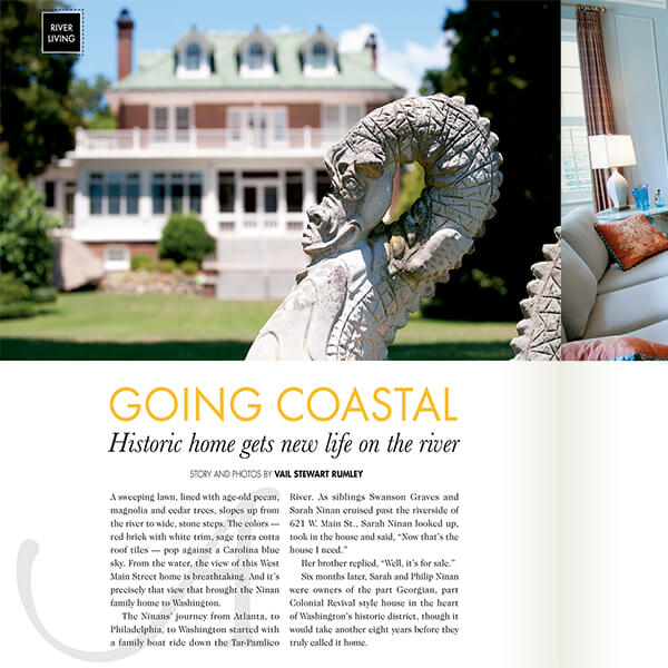 magazine spread from Washington Magazine