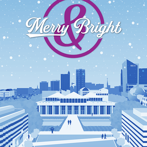 Holiday card illustration for DPI