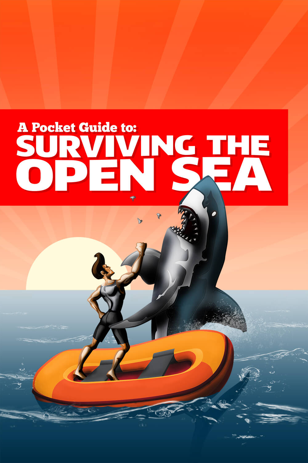 illustration for the cover of a survival guide